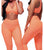 Orange Two Piece ActiveWear