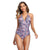 Floral Printing Sexy Women One Piece Sling Swimsuit