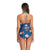 Floral Printing Sexy Women One Piece Sling Swimsuit